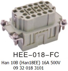 HEE-018-F-H10B Han 10B(Han18EE) 16A 500V  09 32 018 3101 crimp 18pin-female-OUKERUI-SMICO-Harting-Heavy-duty-connector.jpg